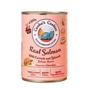Cooka'S Cookies Натуральний Вологий Корм Для Собак З Лососем, Морквою Та Шпинатом Фото Зоомагазину Dog.Com.Ua