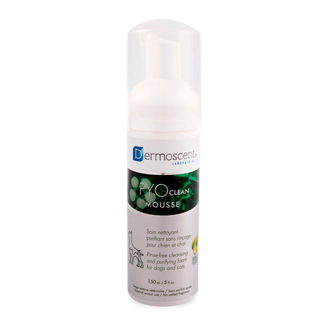 Dermoscent PYOclean Mousse очищувальний мус для контролю шкірних інфекцій у котів і собак, 150 мл