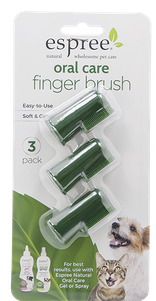 Oral Care Finger Brush 3 pack Набор из 3 щеток для ухода за зубами и полостью рта собак и кошек