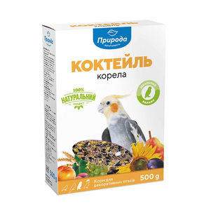 Природа Корм для средних попугаев Коктейль «Корелла»  0,5 кг