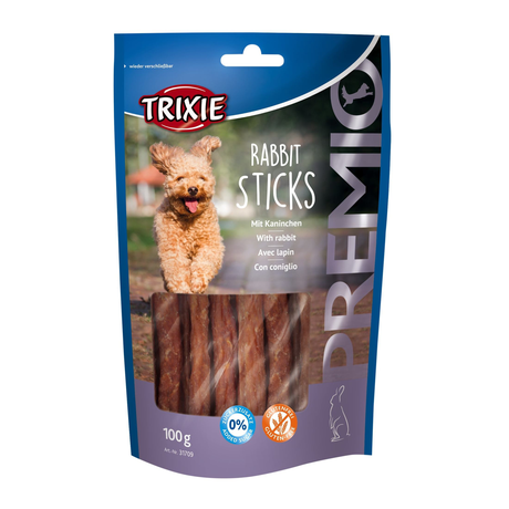 Ласощі Trixie для собак Тріксі Преміо Rabbit Sticks кролик 100г