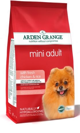 Сухий корм Arden Grange Mini Adult Dog Chicken & Rice (Арден Грендж) для дорослих собак малих порід (курка і рис)