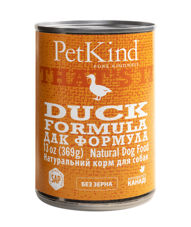 PetKind Duck Formula вологий корм у формі паштету для собак усіх порід та віку (качка)
