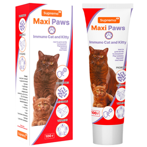 Maxi Paws Immuno Cat And Kitty Фітопаста Для Підтримки Імунної Системи У Котів Та Кошенят Фото Зоомагазину Dog.Com.Ua