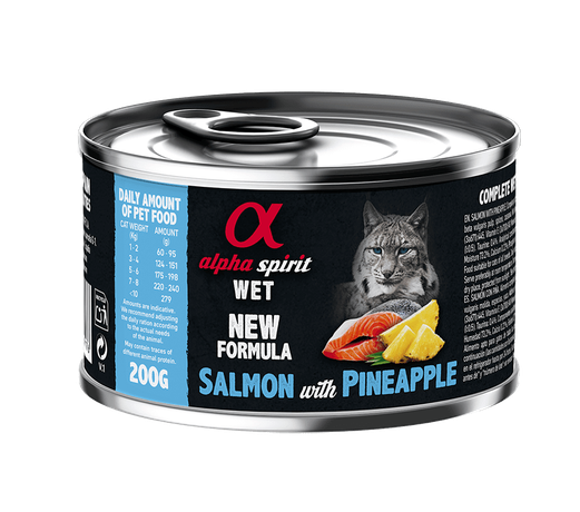 Alpha Spirit Salmon with Pineapple Вологий корм для котів із лососем та ананасами