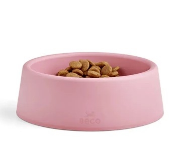 Beco Pets Steady Bowls Миска зі 100% переробленого пластику для собак рожева