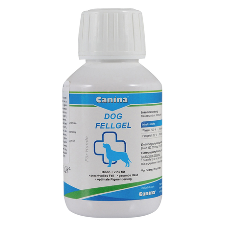 Canina Dog Fell Gel біотин + цинк вітамінний комплекс для дрібних вибагливих собак
