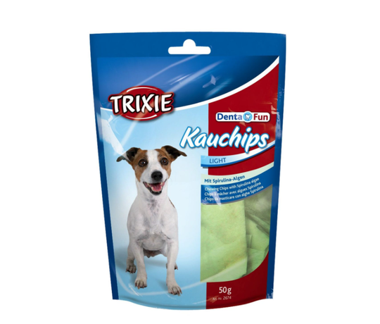Trixie Denta Fun Kauchips Light Чіпси Зі Спіруліною Для Собак Фото Від Dog.Com.Ua