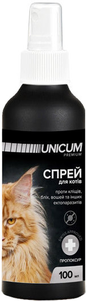 Спрей UNICUM premium от блох и клещей для кошек (пропоксур)