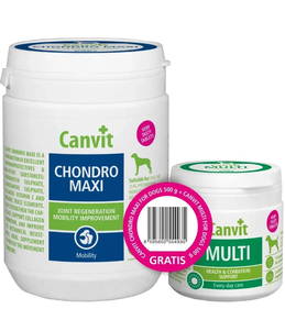 Canvit Chondro Maxi For Dogs (500 Г) + Canvit Multi For Dogs (100 Г) Набір Вітамінів Для Собак Фото Зоомагазину Dog.Com.Ua