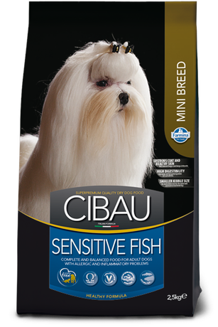Сухий корм Farmina (Фарміна) CIBAU SENSITIVE FISH MINI для дорослих собак дрібних порід з чутливим травленням (риба)