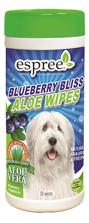 Espree Blueberry Bliss Wipes Влажные салфетки с алоэ вера и экстрактом черники
