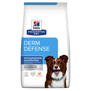 Лечебный корм Hill's PD Canine Derm Defense для собак с атопическим дерматитом и потерей шерсти