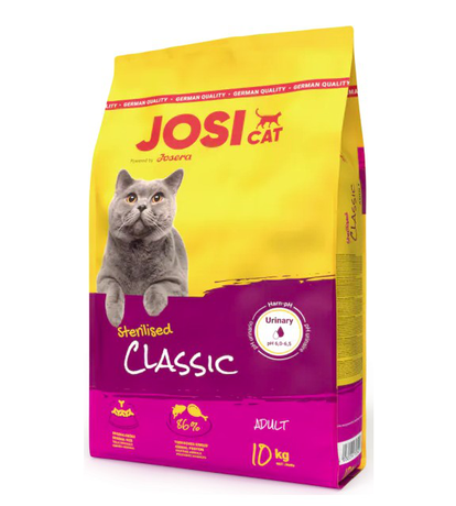 Josicat Sterilised Classic Сухой Корм Для Взрослых Стерилизованных Кошек И Кастрированных Котов Фото От Dog.Com.Ua