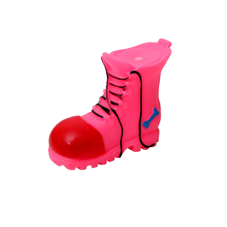 Eastland Черевик рожевий іграшка для собак вініл, 11 см
