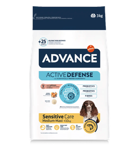 Сухий корм Advance Dog Sensitive Medium-Maxie гіпоалергенний корм для собак (лосось і рис)