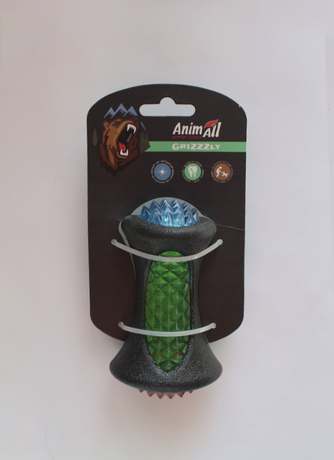 AnimAll GrizZzly Іграшка "LED-кісточка" з підсвічуванням для собак, 12,5 см