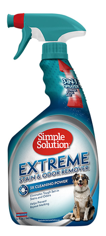 Simple Solution Extreme Stain & Odor Remover Надпотужний концентрований рідкий засіб для нейтралізації запахів та видалення стійких плям від життя