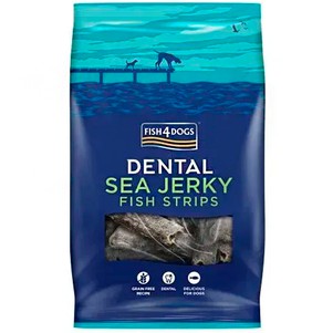 Fish4Dogs Sea Jerky Натуральні ласощі для собак Рибні смужки зі шкіри білої риби