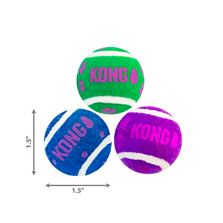 Kong Active Tennis Balls W/Bells Іграшка Для Котів Фото Від Dog.Com.Ua