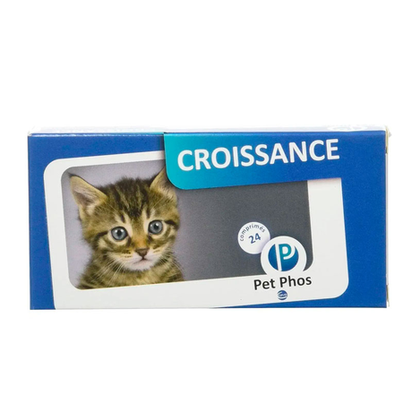Вітаміни Pet Phos CROISSANCE для КОТІВ, 96 таб