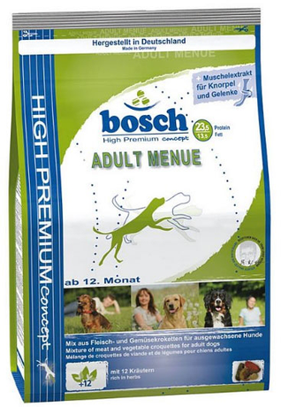 Сухой корм Bosch Adult Menue (Бош Эдалт Меню) для взрослых собак со средним или повышенным уровнем активности