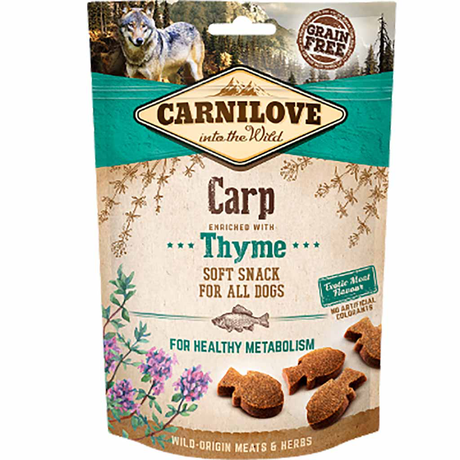 Carnilove Dog Soft Snack с карпом и тимьяном для собак