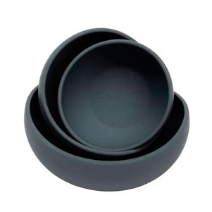 FuzzYard LIFE Силіконова миска для собак сіра