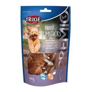 Лакомство Trixie для собак Трикси Премио Rabbit Drumsticks с кроликом 100г 8шт/упак