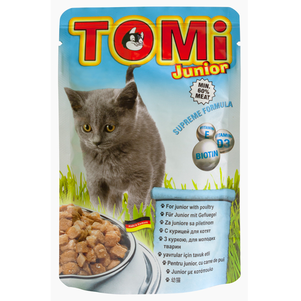 TOMi junior для кошенят консерви для кошенят, вологий корм, пауч