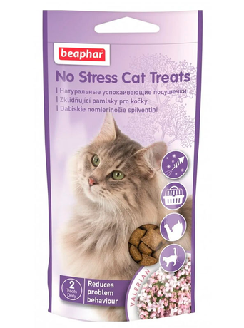 Beaphar No Stress Cat Treats подушечки ласощі для зняття стресу у котів