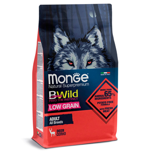Monge Dog Bwild Low Grain Низькозерновий Корм Для Собак (Оленіна) Фото Зоомагазину Dog.Com.Ua