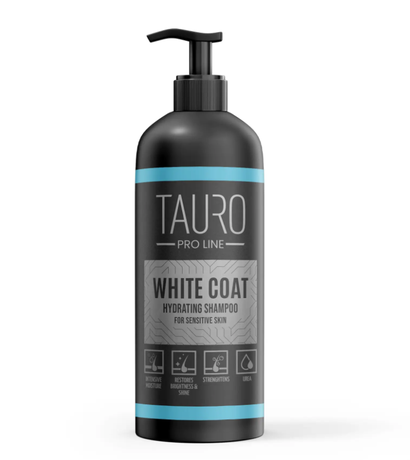 Tauro Pro White Coat Hydrating Shampoo Зволожуючий шампунь для собак та котів з білою вовною