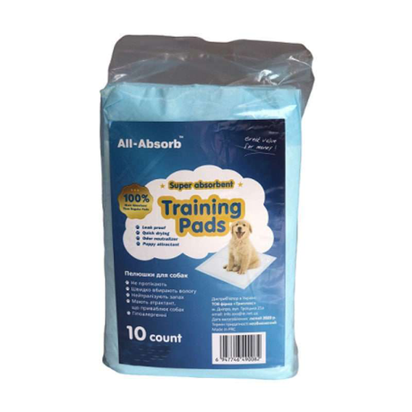 All-Absorb Training Pads Basic Пелюшки для собак, 60x45 см