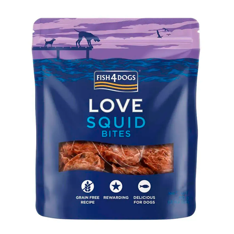 Fish4Dogs Love Натуральные Лакомства Для Собак С Кальмаром Фото От Dog.Com.Ua