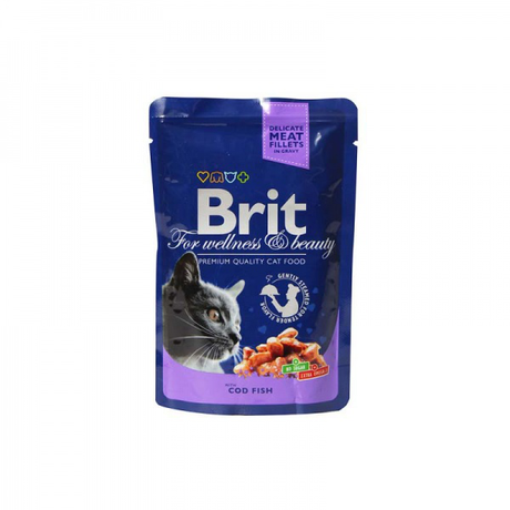 Brit Premium Шматочки з тріскою для котів