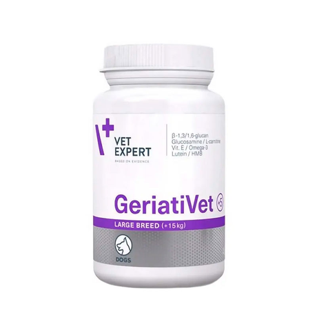 Vet Expert GeriatiVet Dog Large Breed Комплекс вітамінів і мінералів для собак великих порід від 15 кг зрілого віку