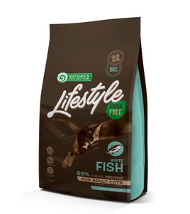 NP Lifestyle Grain Free White Fish Adult Cat Сухой беззерновой корм для взрослых кошек с белой рыбой