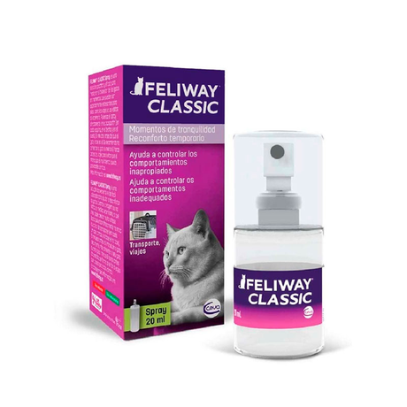 Ceva Feliway Classic (Феливей Классик) спрей - успокаивающее средство для кошек во время транспортировки, 20 мл