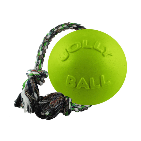 Jolly Pets мяч с канатом для разных видов игр для собак ROMP-N-ROLL средняя