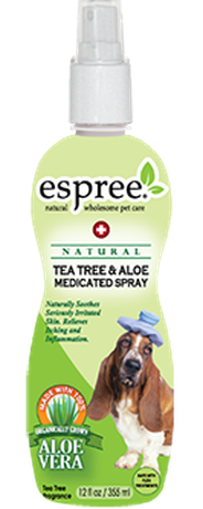 Espree Tea Tree & Aloe Medicated Spray Спеціальний догляд Заспокоює роздратовану шкіру знімає свербіж.