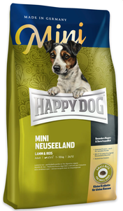 Сухой корм Happy Dog Mini Neuseeland гипоаллергенный корм для взрослых собак мелких пород (ягнёнок)