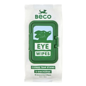 Beco Pets Dog Eye Wipes Бамбукові серветки для очищення слізних доріжок у собак