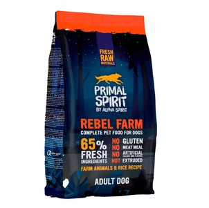 Primal Spirit Rebel Farm Сухий корм для собак з куркою та рибою