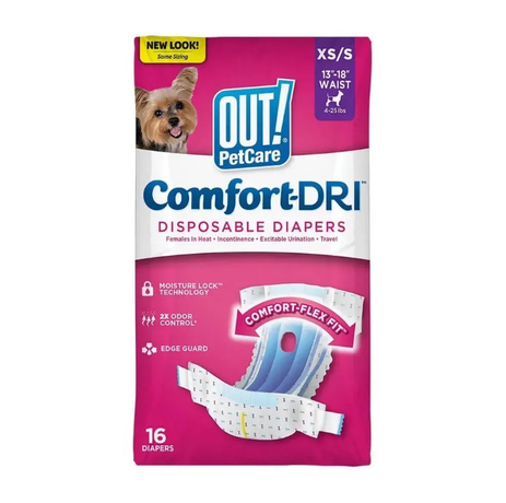 Out! Comfort‑Dri™ Одноразовые Подгузники Для Сук Фото От Dog.Com.Ua