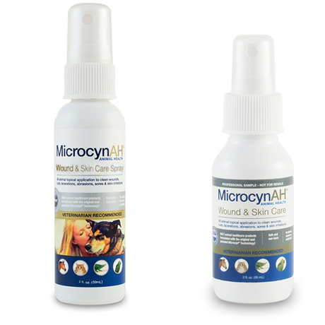 Microcyn Wound&Skin Care Spray МІКРОЦИН спрей для обробки ран та догляду за шкірою всіх видів тварин