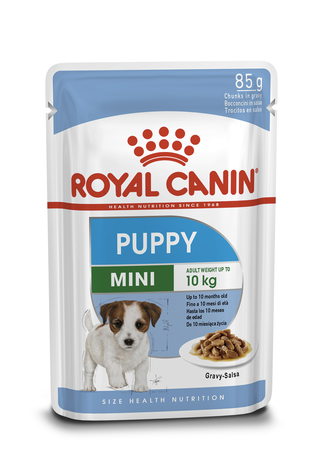 Royal Canin Mini Puppy влажный корм для щенков мелких пород (кусочки в соусе)