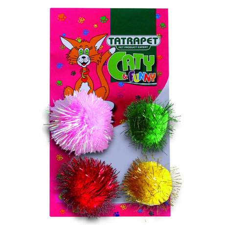 Tatrapet Caty Funny Кольорові М'Ячики, 4 См Фото Від Dog.Com.Ua