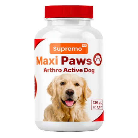Maxi Paws Arthro Active Dog Витамины Для Суставов Для Собак Фото От Dog.Com.Ua
