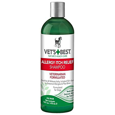 Vet's Best Allergy Itch Relief Shampoo Шампунь для собак при аллергии, для чувствительной кожи
